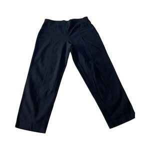 Alfred Dunner Petite Pull On Pants Black Career‎ Casual Ladies 8P